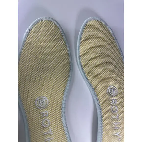 Rothy's Round Toe The Flat Ballet Slip On Knit Shoes Sunshine Yellow Women's 7.5 - Picture 7 of 16